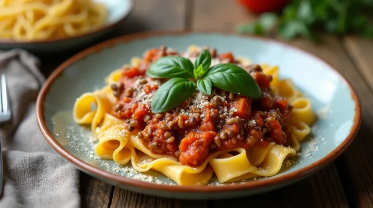 Rote Linsen Bolognese