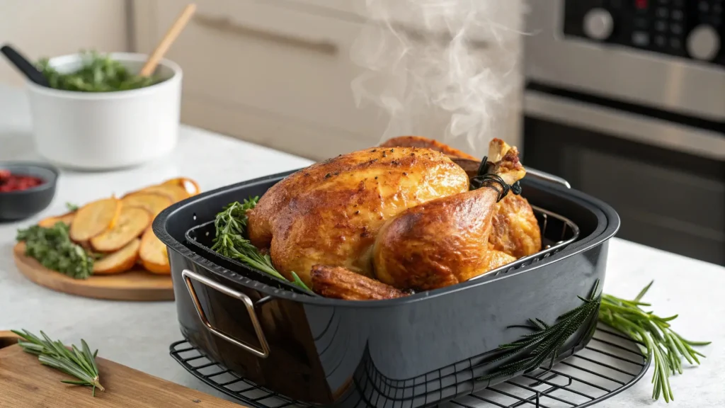 Ganzes Hähnchen im Airfryer