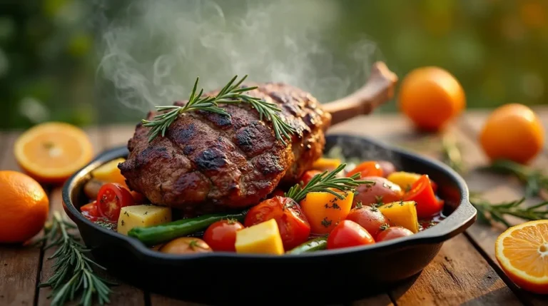 Lammkeule grillen