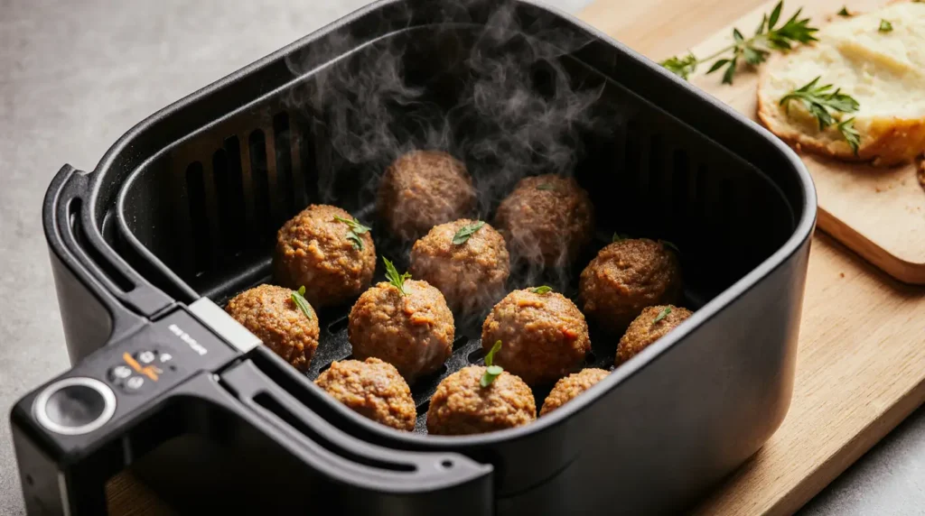 Hackbällchen Airfryer