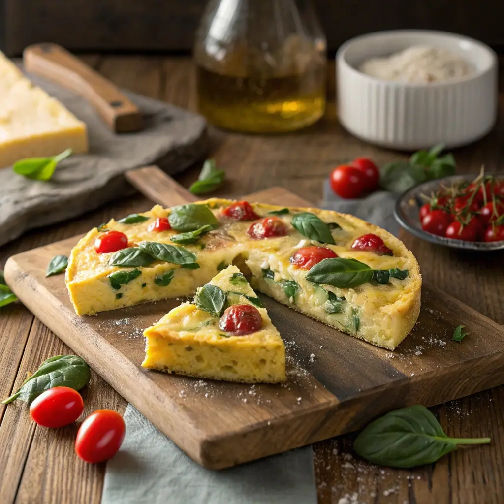 Einfache italienische Frittata – in 20 Min. fluffig, bunt & voller Geschmack.